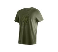 Maier Sports Dieter Print - Camiseta de Manga Corta para Hombre, diseño Estampado