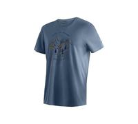 Maier Sports Dieter Print - Camiseta de Manga Corta para Hombre, diseño Estampado