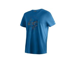 Maier Sports Dieter Print - Camiseta de Manga Corta para Hombre, diseño Estampado