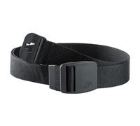 maier sports Eco Belt, Cinturón, Cómodo cinturón para exteriores con hebilla de plástico para hombres y mujeres, Extremadamente ligero, Infinitamente ajustable, Ajuste perfecto, Negro, 3 (110 cm)