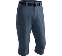 maier sports Huang, Men's Short Hiking Trousers, Water-Repellent Bermuda Shorts For Trekking and Hiking, PFC-Free, mSTRETCH Pro 4 & Dryprotec, Blue, 56