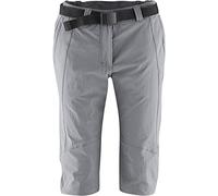 maier sports Kluane - Pantalones para mujer | Bermudas repelentes al agua para trekking y senderismo, MSTRETCH pro 4 y Dryprotec