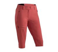 Maier Sports Lulaka Capri Loop - Pantalones Cortos de Senderismo para Mujer, Impermeables, para Trekking y Senderismo, sin PFC, mSTRETCH Pro 2 y Dryprotec