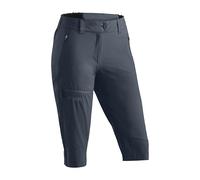 Maier Sports Lulaka Capri Loop - Pantalones Cortos de Senderismo para Mujer, Impermeables, para Trekking y Senderismo, sin PFC, mSTRETCH Pro 2 y Dryprotec