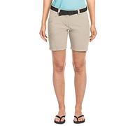 maier sports Lulaka - Pantalones cortos de 90% PA 10% el en 10 tamaños y muchos colores,incluye Cinturón, Bielástico, secado rápido y impermeable, primavera/verano, mujer, color Gris, tamaño 50