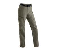 maier sports Nata - Pantalones para Mujer | Pantalones repelentes al agua para trekking y senderismo, Función Zip-off, MSTRETCH pro 4 y Dryprotec
