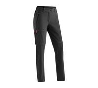 Maier Sports Nata Zip Loop, Pantalones de Senderismo para Mujer, Resistentes al Agua, para Trekking y Senderismo, práctica función T-Zipp-Off, Libre de PFC, mSTRETCH Pro 2 y Dryprotec