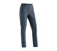 Maier Sports Nata Zip Loop, Pantalones de Senderismo para Mujer, Resistentes al Agua, para Trekking y Senderismo, práctica función T-Zipp-Off, Libre de PFC, mSTRETCH Pro 2 y Dryprotec