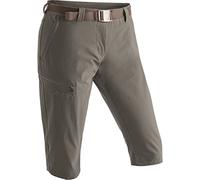 MAIER SPORTS Pantalón Corto Función Inara Slim | Pantalones 3/4 repelentes al agua para trekking y senderismo, Ajuste ceñido, MSTRETCH pro 4 y Dryprotec