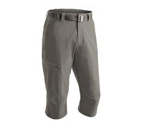 Maier Sports Pantalones Capri Jennisei para Hombre, de Senderismo y Trekking, Repelente al Agua, Sin PFC, mSTRETCH Pro 4 y Dryprotec, Regular Fit, teca, Talla 70
