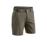 Maier Sports Pantalones Cortos de Senderismo para Hombre Nil Short M, Pantalones Cortos para Exteriores con cinturón, 5 Bolsillos ofrecen Mucho Espacio de Almacenamiento
