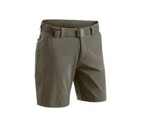 Maier Sports Pantalones Cortos de Senderismo para Hombre Nil Short M, Pantalones Cortos para Exteriores con cinturón, 5 Bolsillos ofrecen Mucho Espacio de Almacenamiento