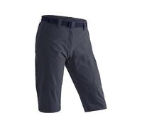 Maier Sports Pantalones Cortos de Trekking Kluane, para Mujer, Outdoor, Repelente al Agua, Senderismo, Sin PFC, mSTRETCH Pro 4 y Dryprotec, Regular Fit, Azul Noche, Talla 50