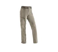 MAIER SPORTS Pantalones de senderismo para mujer Nata ZipOff beige | 42 (kurz)