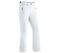 Maier Sports Ronka Pantalones de esquí, Mujeres, Blanco, 24 (W40/L30)
