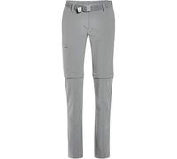 Maier Sports Slimfit Inara Pantalones funcionales con pernera extraíble con cremallera, 90% poliamida y 10% elastano, en 23 tallas, pantalones para exteriores, senderismo, incluyen cinturón, tejido bielástico, secado rápido e impermeable