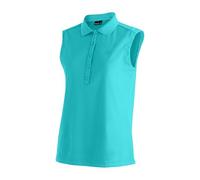 Maier Sports Ulrike - Polo sin Mangas, piqué sin Mangas, Transpirable y de Secado rápido, Corte Regular