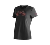 maier sports Wilma Print Camiseta para Senderismo Mujer