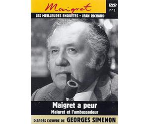 MAIGRET Jean Richard / 2 EPISODES : Maigret a peur - Maigret et l'ambassadeur