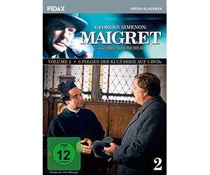 Maigret, Vol. 2 / Weitere 6 Folgen der Kult-Serie mit Bruno Cremer nach dem Romanen von Georges Simenon (Pidax Serien-Klassiker) [DVD]