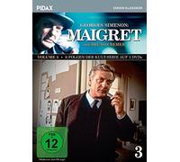 Maigret, Vol. 3 / Weitere 6 Folgen der Kult-Serie mit Bruno Cremer nach dem Romanen von Georges Simenon (Pidax Serien-Klassiker) [DVD]