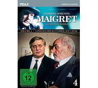 Maigret, Vol. 4 / Weitere 6 Folgen der Kult-Serie mit Bruno Cremer nach dem Romanen von Georges Simenon (Pidax Serien-Klassiker) [DVD]