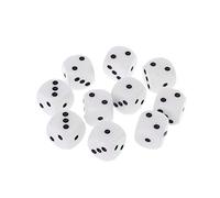 Maigridy 10 cuentas de dados D3 de seis caras de 16 mm para Dungeons & Dragon RPG Poly Desktop F tomates dados con chiles verdes
