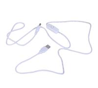 Maigridy Cable USB a CC de 5,5 x 2,1 mm macho a 5 V de alimentación con botón de encendido y apagado, conectores de 5 V CC