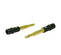 Maigridy Conector de auriculares de transmisión de sonido estable para auriculares Meze 99, conectores macho de 3,5 mm, mejora la durabilidad, enchufe estéreo de soldadura