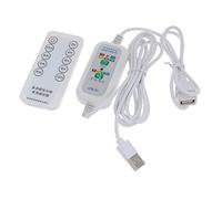 Maigridy Mando a distancia con interruptor de encendido y apagado de 4 velocidades, 12 horas, cable de alimentación para ventilador USB, bombilla LED y otros dispositivos, cable de regulación de