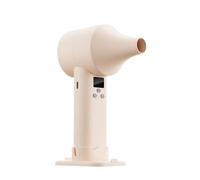Maigridy Pequeño ventilador recargable por USB para viajes, operaciones silenciosas, soplador de aire de mano con pantalla digital para enfriar y limpiar ventilador recargable
