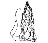 Maigridy Red de alimentación con agujero pequeño, comedero de viaje para establo, red de heno, bolsa de alimentación lenta de 36 pulgadas, comedero colgante para caballo, red de heno para bolsa de red