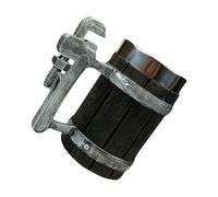 Maigridy Taza de cerveza de gran capacidad, diseño de aislamiento térmico, mango ergonómico, vaso para bebidas para fiestas de camping, vasos de cerveza de gran capacidad