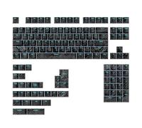 Maigridy Transparents Line Keycaps 135Keys Double Shot Front Print Backlit Keyset Keyset Sublimación de tinte ampliamente para interruptores, teclas retroiluminadas de impresión frontal