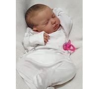 MAIHAO Realista Muñecas Reborn Ninas Silicona Bebes Ojos Cerrados Toddler Baby Dolls Niño Originales Muñecos bebé Girls 50 Cm