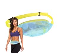 Mail Banana Bag - Bolsa de playa con hombro de malla | Bolsa de playa ajustable con correa de hombro | Banana deporte multifuncional para picnic, playa, natación, vacaciones, viajes, Banda Amarilla