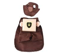 Mail For Dog Clothes Uniforme Pet Costume Holiday Cosplay Dress Up Cute Puppy Kitten Dress Up Accessories Holiday Outfits Apparel For Cats Mailman Dog Costume