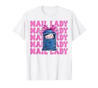 Mail Lady! Postal Worker Correo Portador Chica Mamá Coqueta Arco Camiseta
