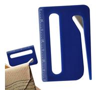 Mail Opener Tool - Multi-Function Envelope Slitter, Package Cutter with Ruler & Magnifier | Pointed End Letter Opener for Office Supplies