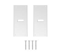 Mail Post Extender Bracket - 2 Piece Reinforcement Mounting Bracket, Stainless Steel Support Repair Plate | Hardware Structural Fastener For Wooden Fence Pool Garage Garden Yard Home Office