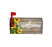 Mailbox cover for summer, sunflowers, large, oversized, for spring and summer, mailbox, welcome mailbox, mixed color 1 1 pc.