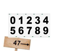 Mailbox Number Decal, Reflective Mailbox Numbers, Reflective Trash Cans Numbers Decal, Reflective Adhesive Numbers, Waterproof Fade-Resistant Outside Mailbox Decal For Address Number