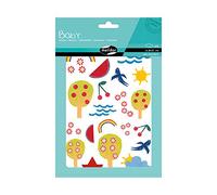 Maildor AE034O - Un sachet de gommettes Baby 6 planches 14,8 x 21 cm, Saisons (120 stickers)