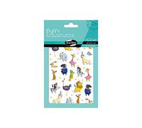 Maildor AE145C - Adhesivo decorativo (10,5 x 16 cm), diseño de fiesta de zoo