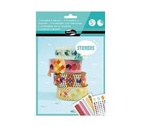 Maildor AF018C - Une pochette créative ''Bracelets tendances'' comprenant 5 bracelets à personnaliser + 100 stickers