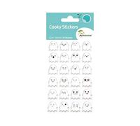 Maildor CY039Opack - Bolsa de gomas 3D Cooky 1 tabla de 7,5 x 12 cm, fantasmas (24 pegatinas) - Paquete de 10