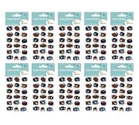 Maildor CY154Cpack - GOMMETTES 3D Cooky - LOT DE 10 planches 12x8 cm - 180 stickers - ARAIGNÉES