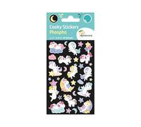 Maildor CY164Cpack - Juego de 10 láminas de 12 x 8 cm, foshoriscentes, 300 pegatinas
