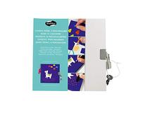 Maildor GB020O - Un journal intime Gamme blanche 180 pages unies blanches 90g, 16x16 cm avec couverture rigide