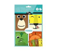 Maildor - Pochette creativa, retratos de animales geométricas, af019 C